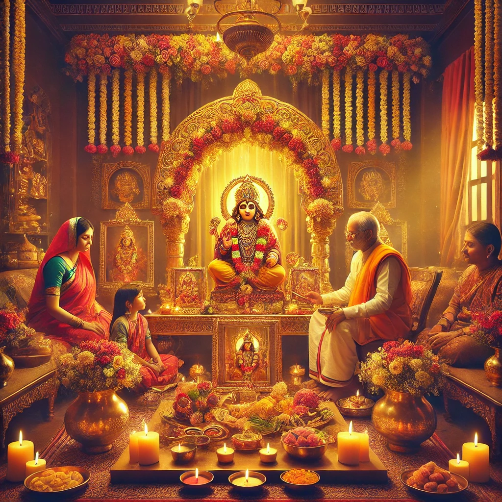 Pandit Ji performing Pooja